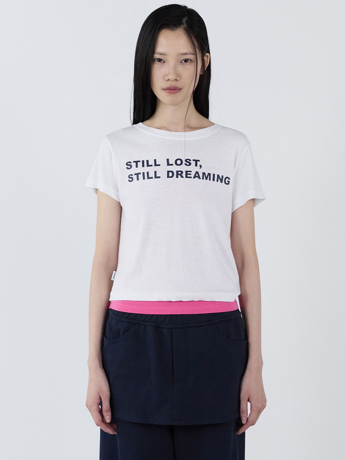 세릭(CERRIC) Dreaming Slogan Top _ White