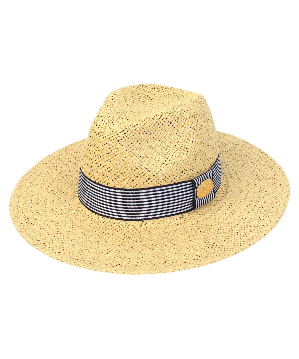 유니버셜 케미스트리(UNIVERSAL CHEMISTRY) Swing Stripe Line Beige Fedora 여름페도라