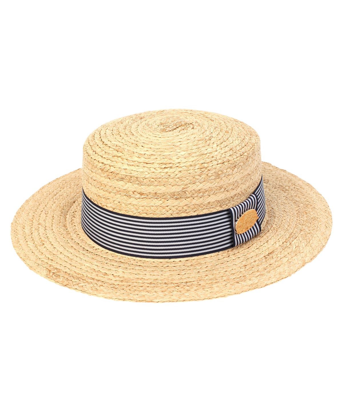 유니버셜 케미스트리(UNIVERSAL CHEMISTRY) Stripe Line Raffia Panama Hat 파나마햇