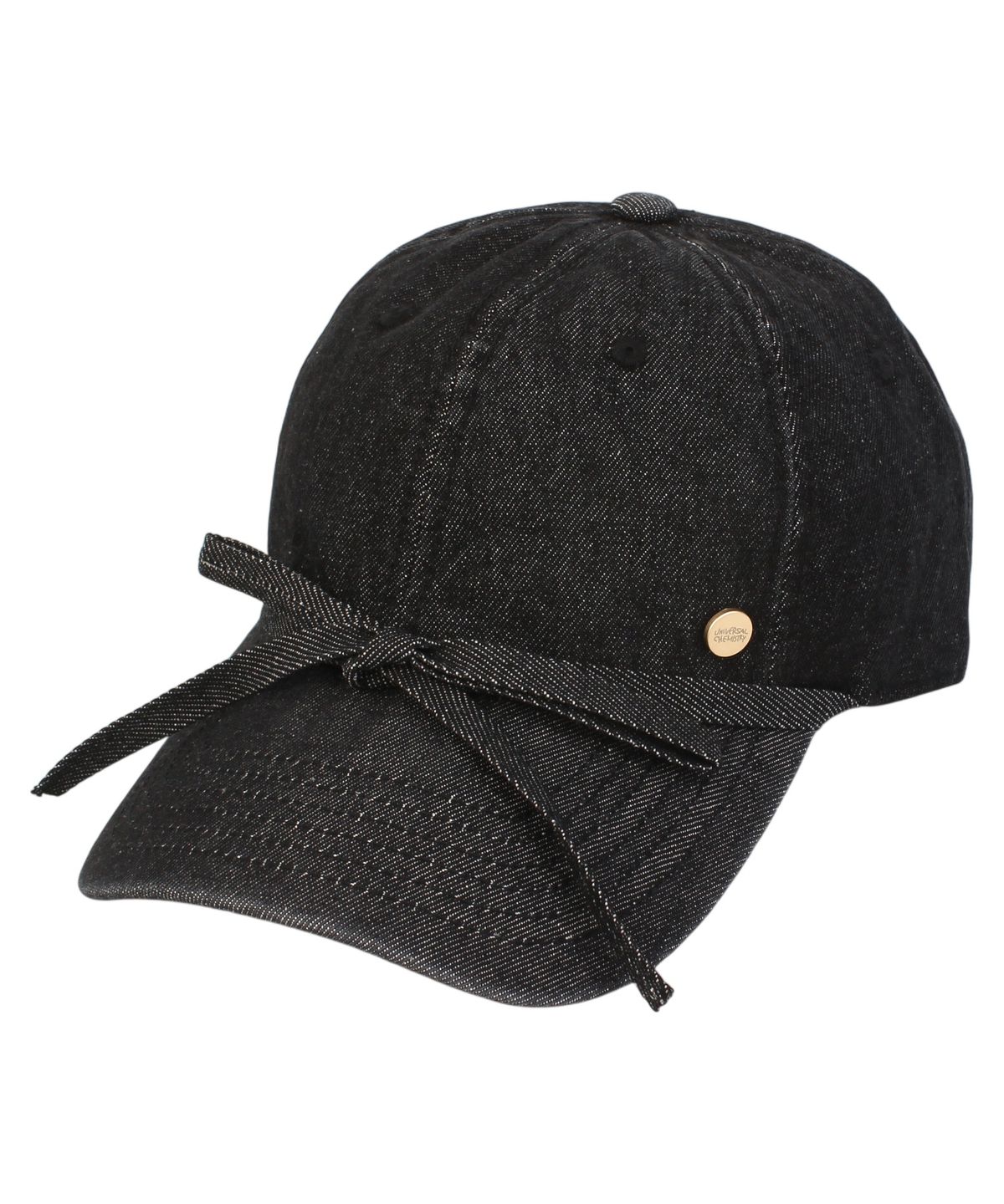유니버셜 케미스트리(UNIVERSAL CHEMISTRY) Musubi Black Denim Ballcap 데님볼캡