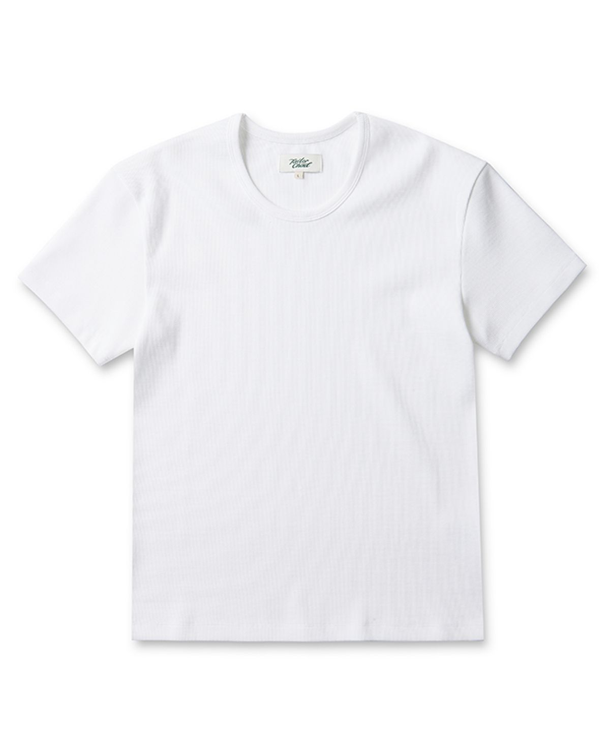 테일러채드(TAILORCHAD) 택타일 와플 U넥  (화이트)