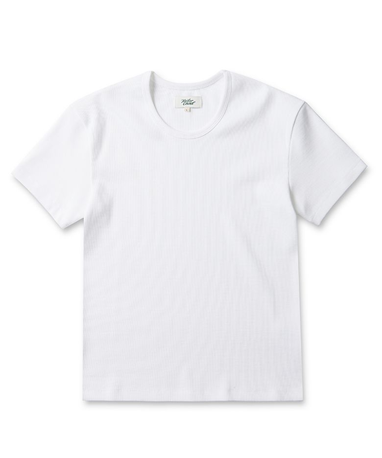 택타일 와플 U넥  (화이트)