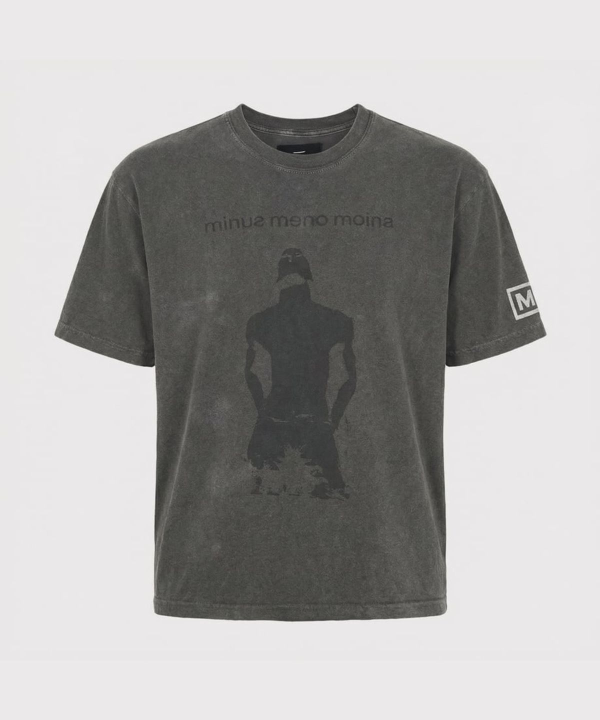 마이너스(MINUS) Bootleg Tee(A MANS SHADOW)10YEARS - BLACK