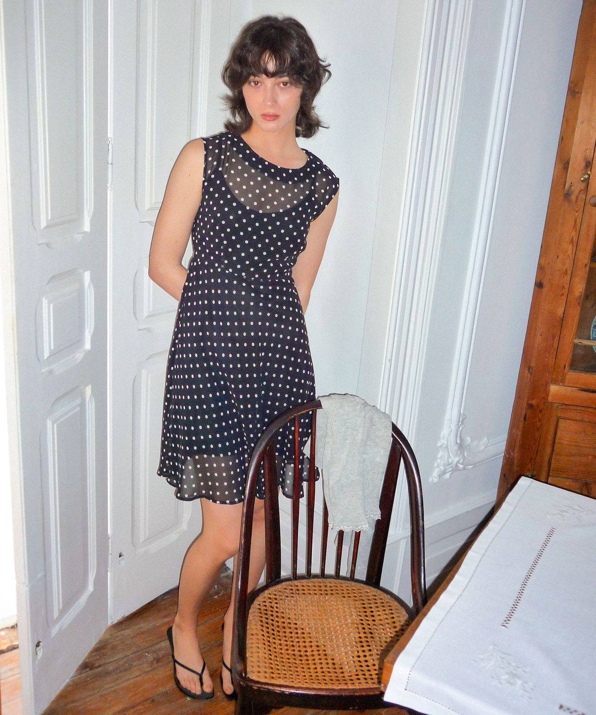 하케쉬(HACKESCH) Moss Dress_Black Dot