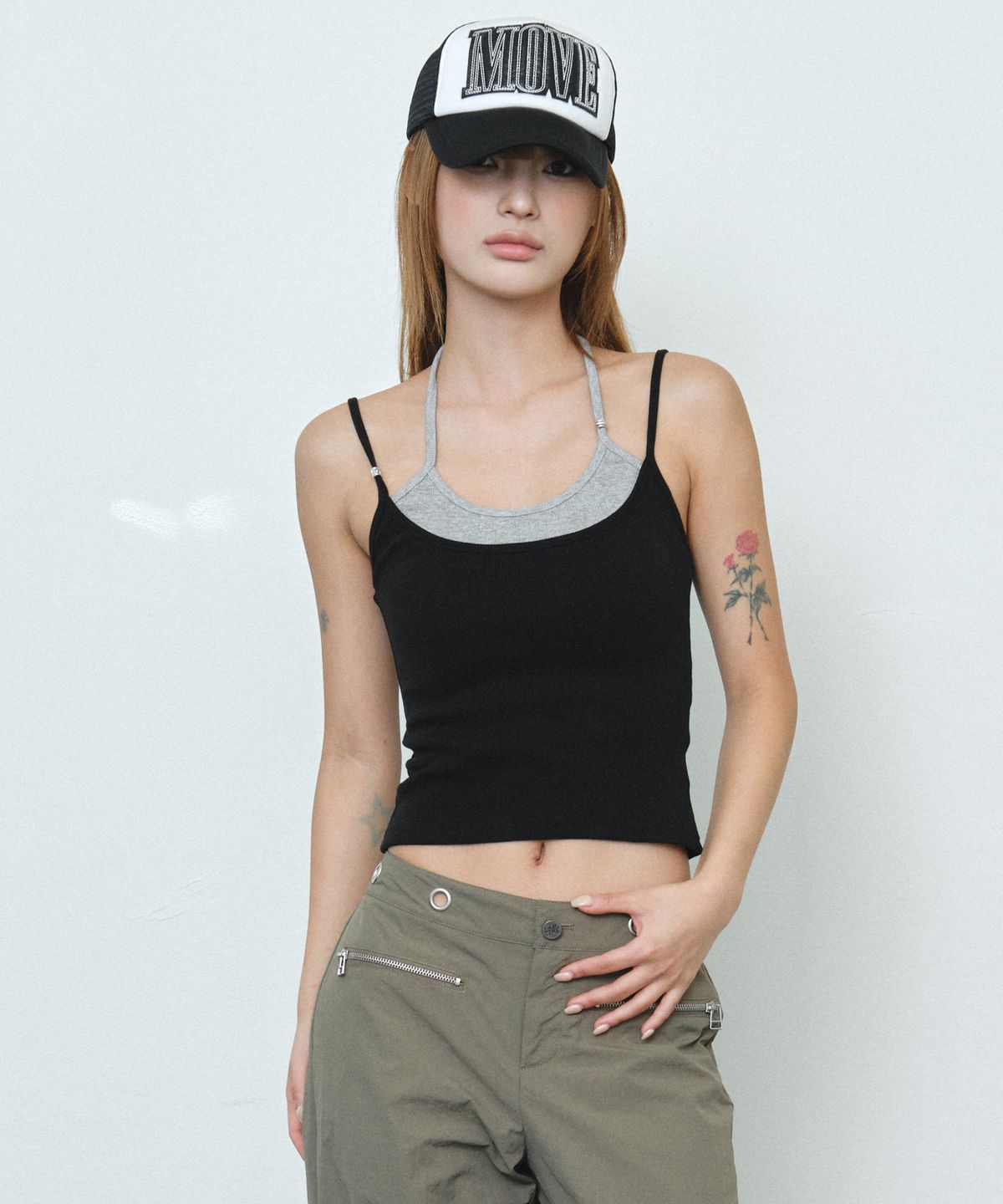 미드나잇 무브(MIDNIGHT MOVE) combi top (black)