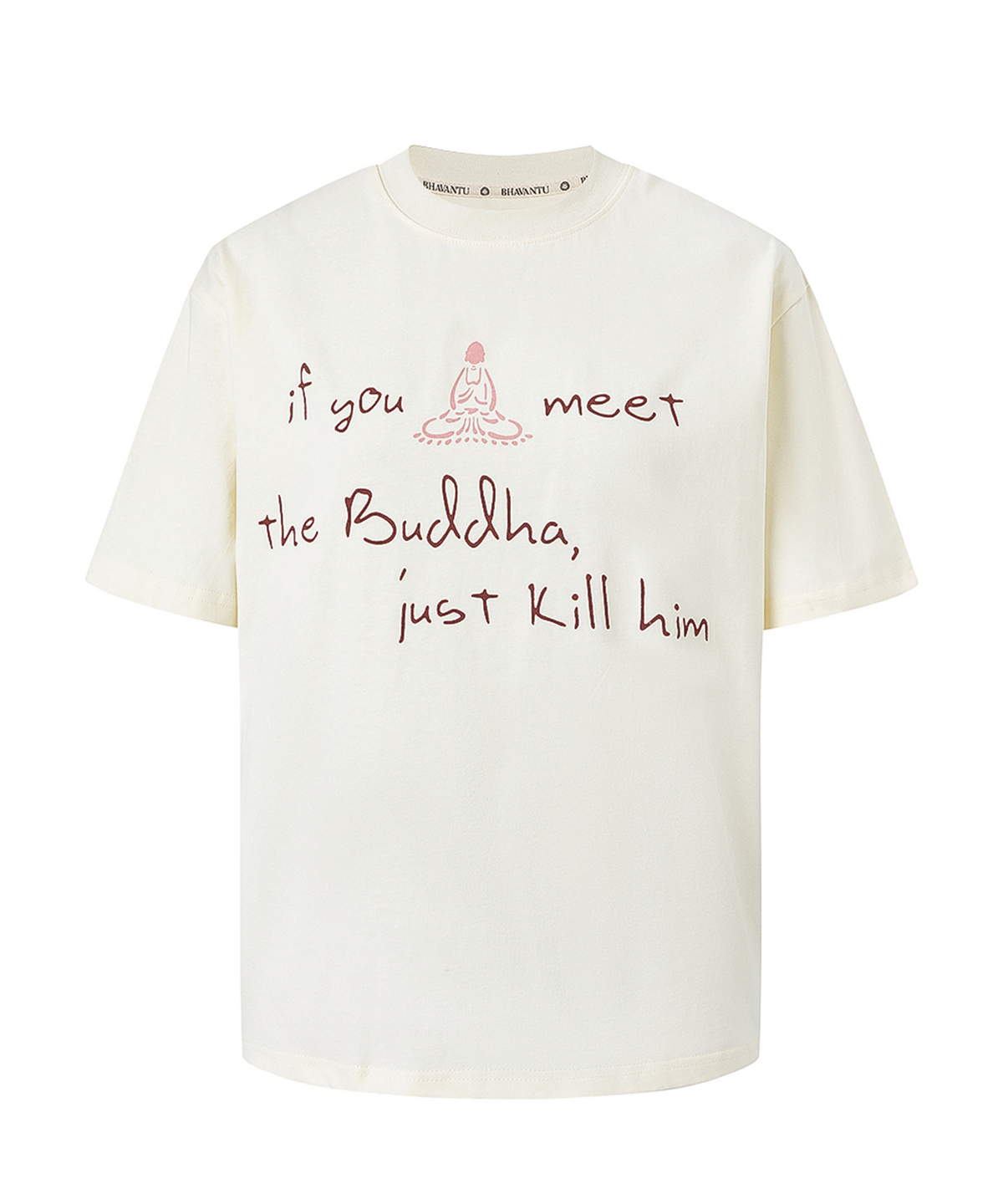 바반투(BHAVANTU) KILL THE BUDDHA 반팔티 아이보리