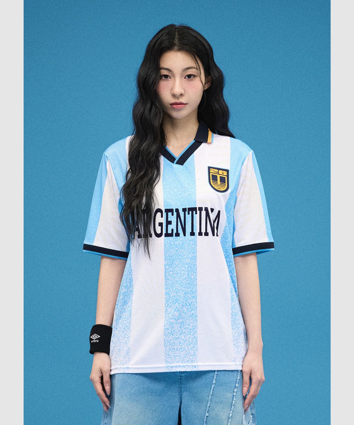 엄브로(UMBRO) Tournament 아르헨티나 저지 블루 UR211CRJ63