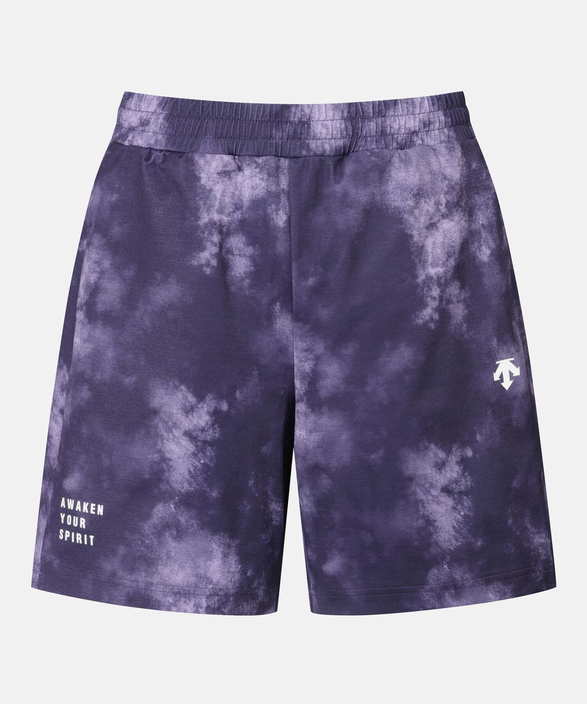 데상트(DESCENTE) 트레이닝 7인치 워싱 쇼츠 퍼플 SR221TKH51