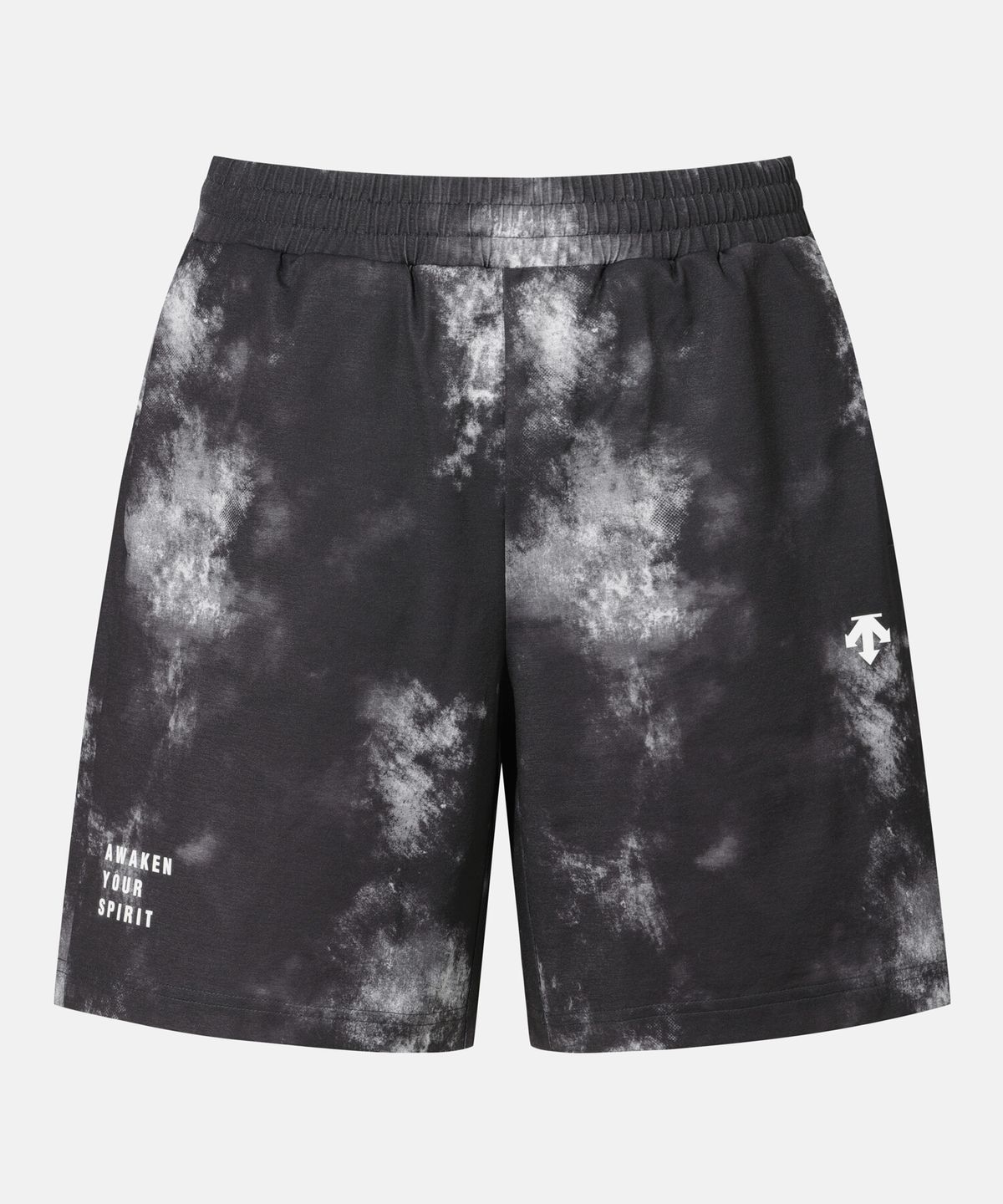 데상트(DESCENTE) 트레이닝 7인치 워싱 쇼츠 블랙 SR221TKH51