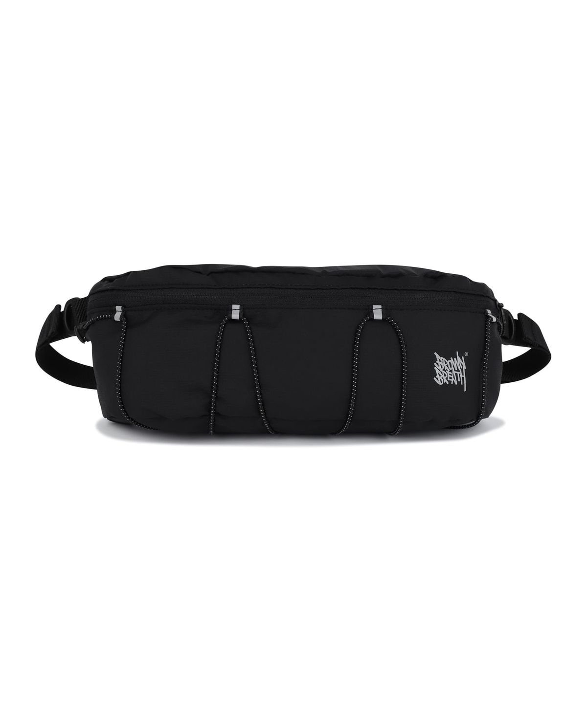 브라운브레스(BROWNBREATH) TAG HIP SACK - BLACK