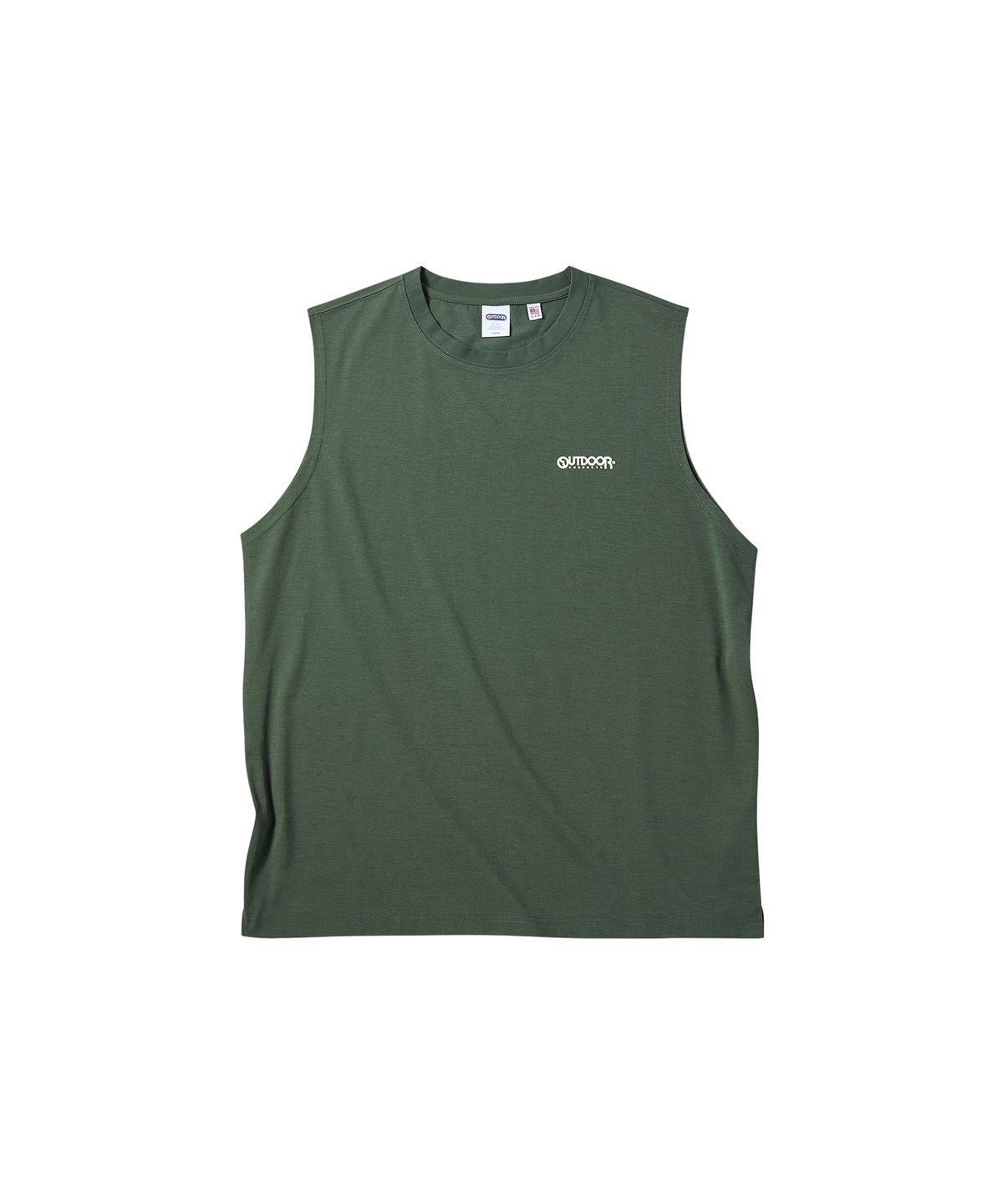 아웃도어 프로덕츠(OUTDOOR PRODUCTS) 스프레드 로고 슬리브리스 (그린)