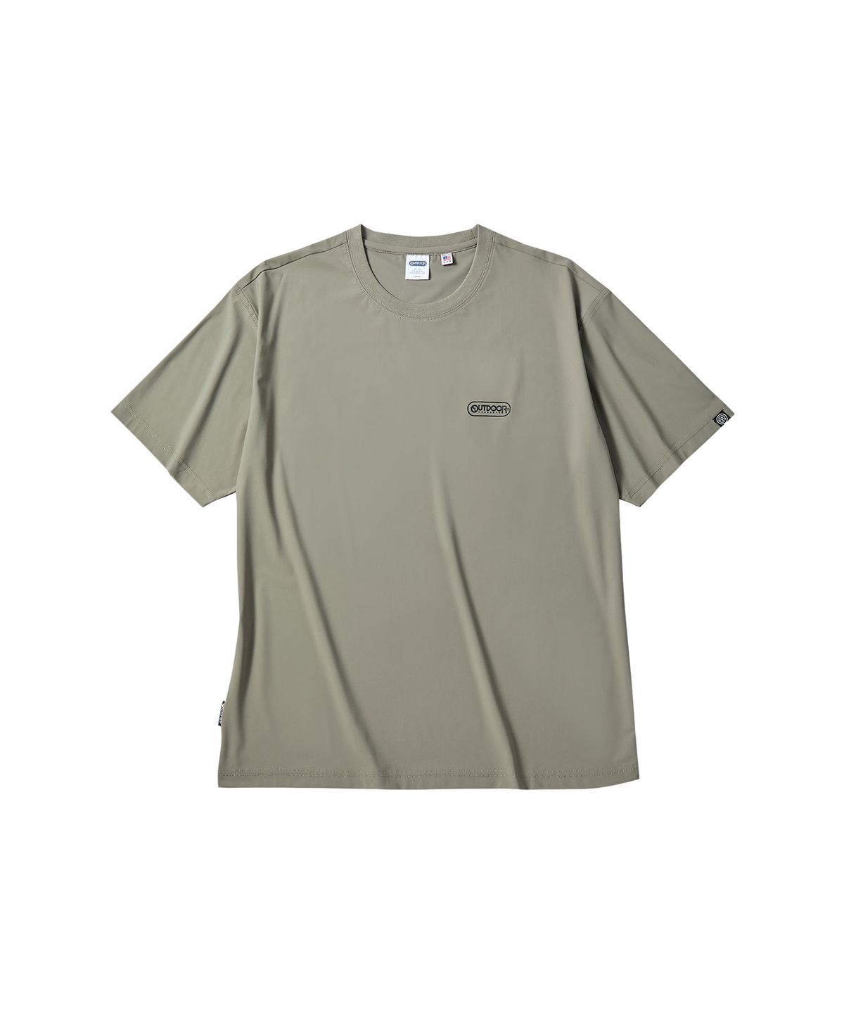 아웃도어 프로덕츠(OUTDOOR PRODUCTS) 플렉스 베이직 로고 티셔츠 (모카)