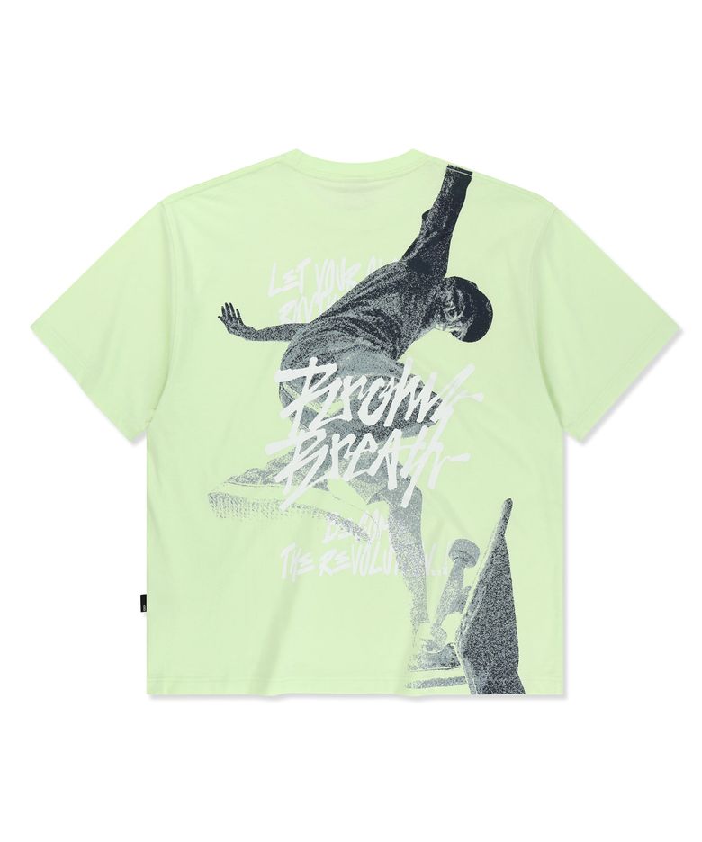 KICKFLIP GRAPHIC TEE - LIME