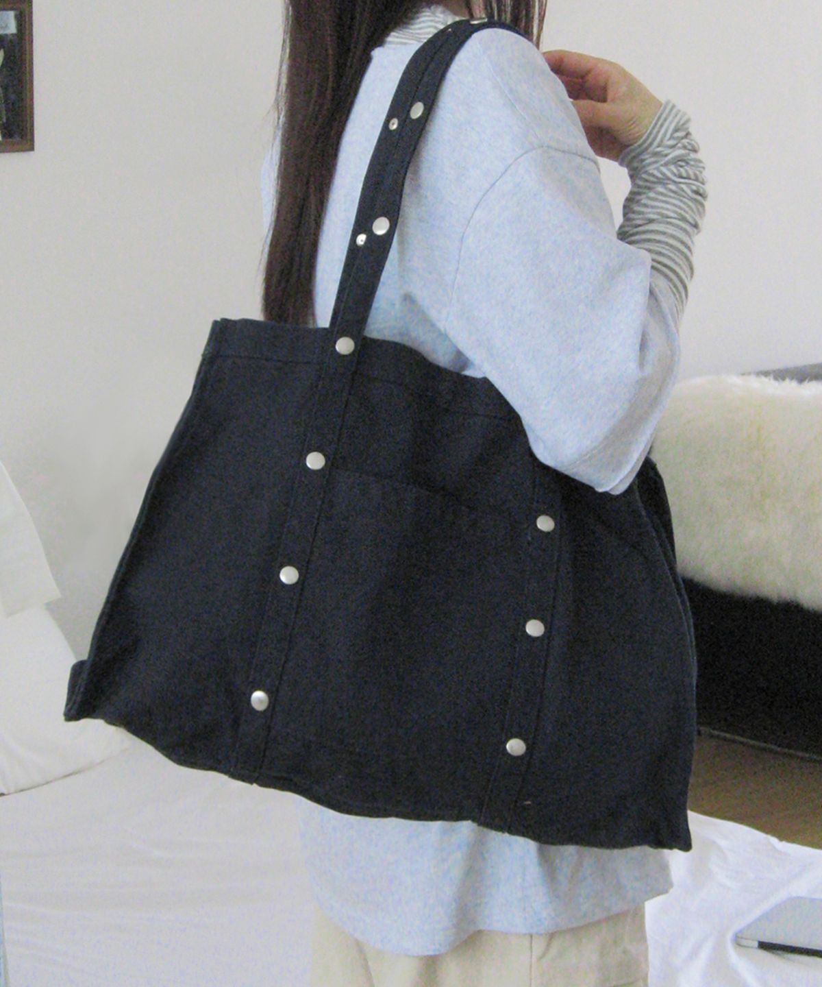 벵디(VENGDI) Corta Washing Eco Bag_Navy