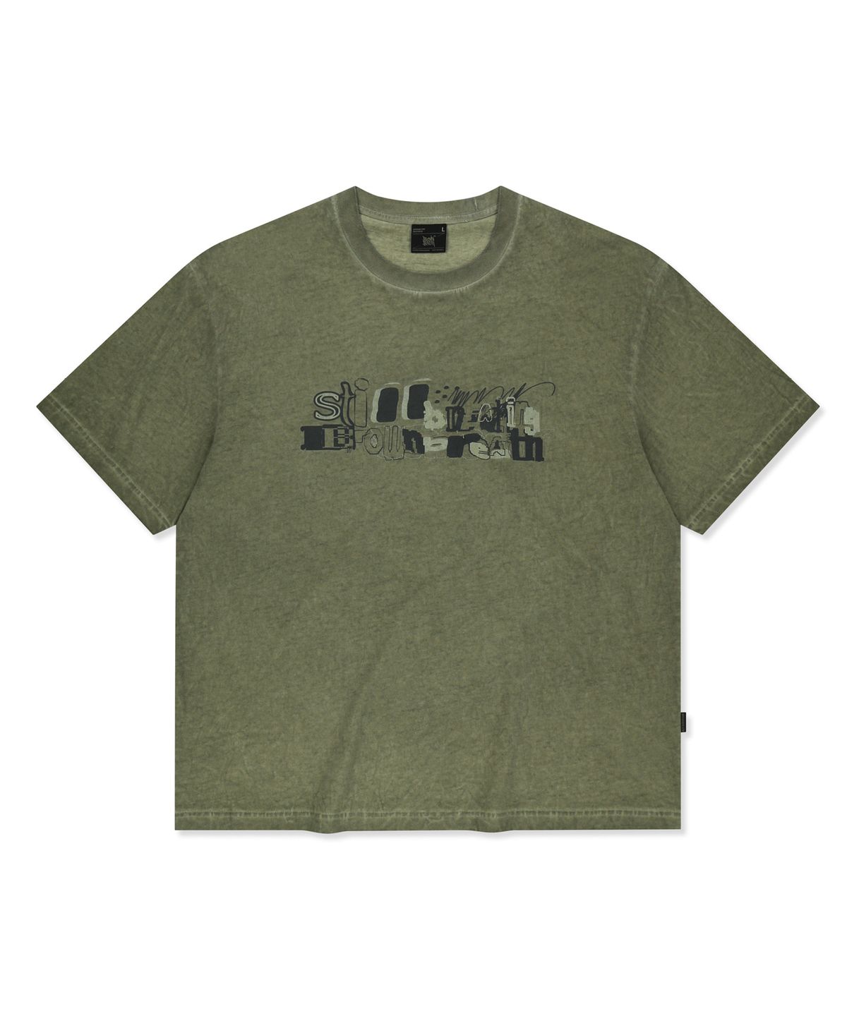 브라운브레스(BROWNBREATH) STILL BREATHING TEE - KHAKI