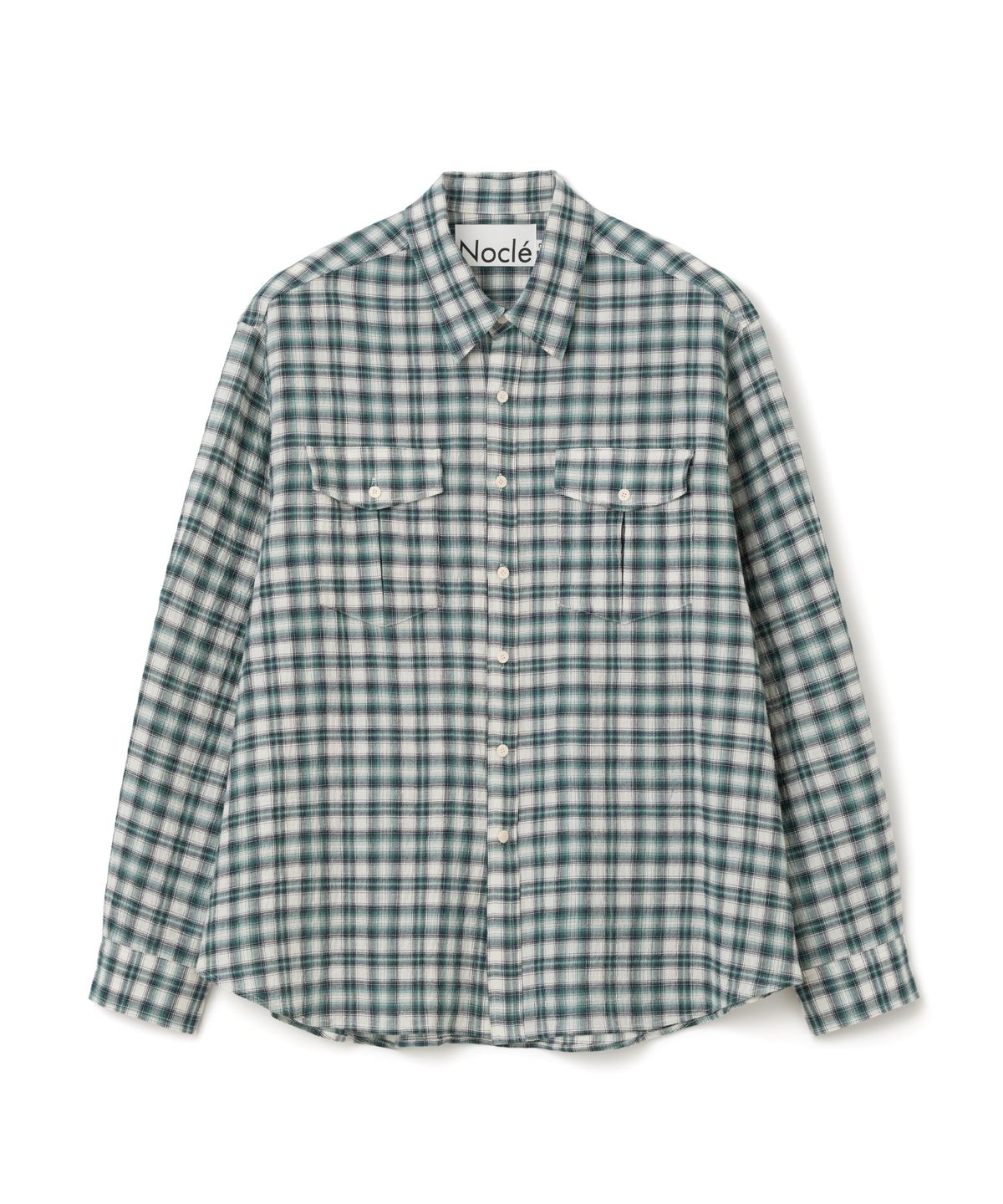 노클(NOCLE) Hunter Check Shirts V3 Green