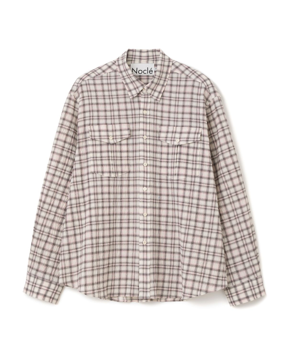 노클(NOCLE) Hunter Check Shirts V3 Pink