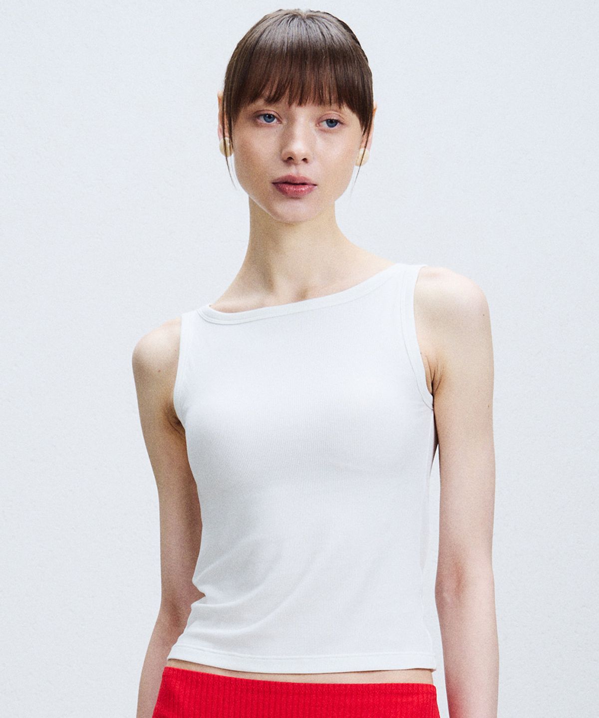 컴포트랩(COMFORTLAB) 에르고핏 모달골지 보트넥탑 (브라일체형)