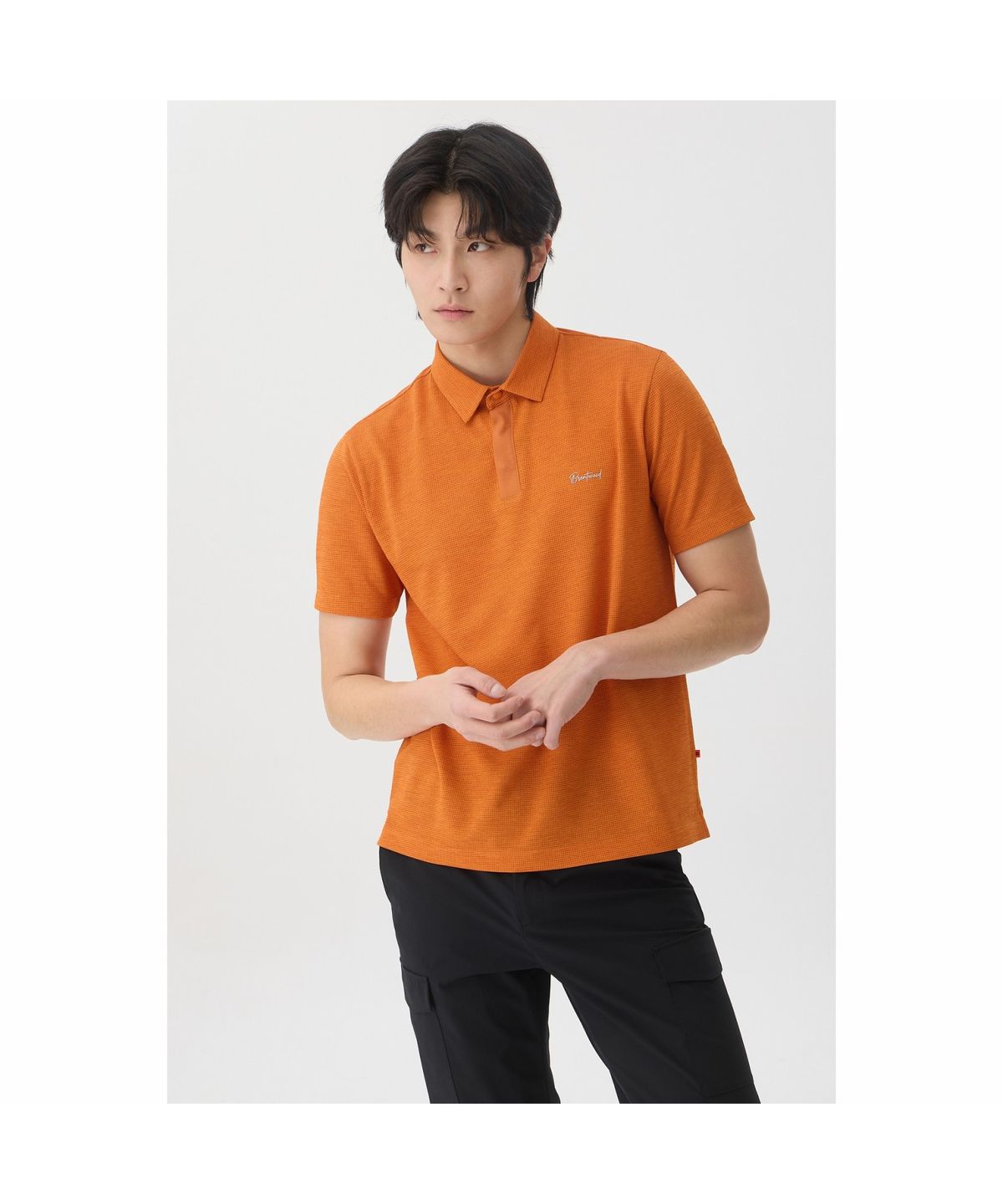 브렌우드(BRENTWOOD) [라이프퍼포먼스] 니팅 폴로넥 티셔츠 BRTAM26001ORX