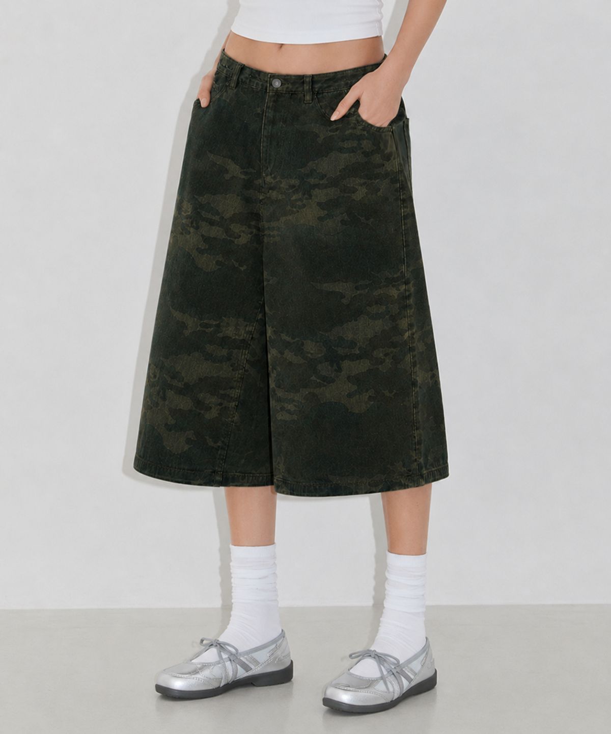 아티스트웨어(ARTISTWEAR) [ATW] 카모 필드 버뮤다팬츠