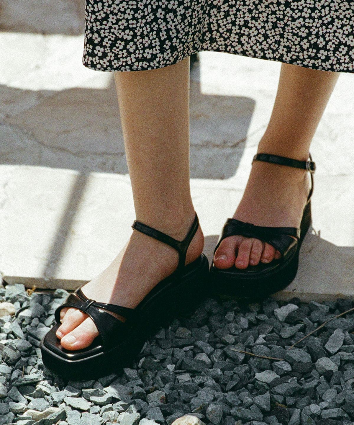 망고매니플리즈(MANGO MANY PLEASE) CHABBY SANDALS_BLACK