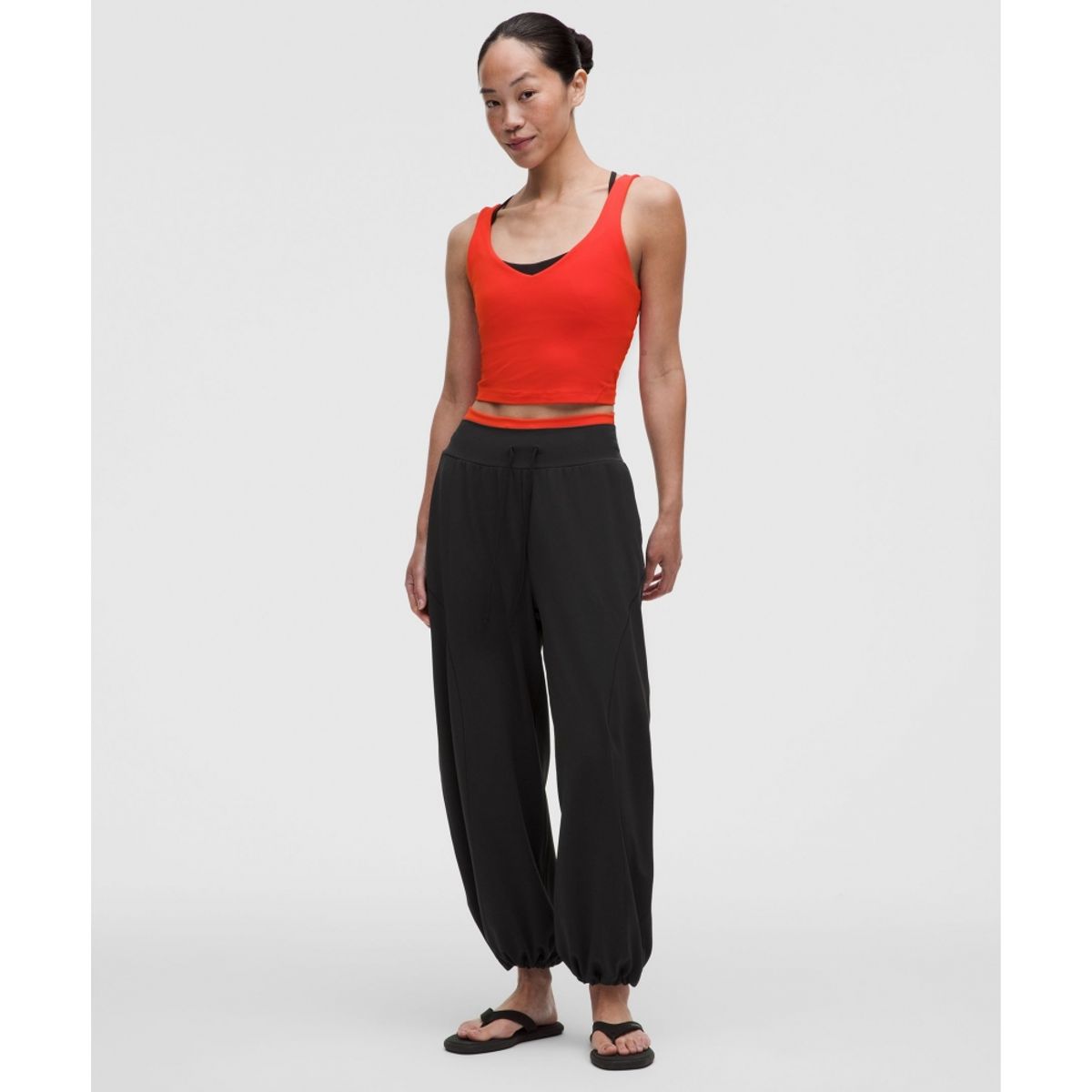 룰루레몬(LULULEMON) 그루브 로우라이즈 릴랙스드 신치 팬츠 *아시아 핏  BLK