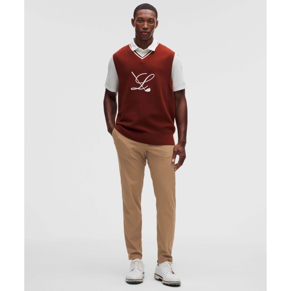 룰루레몬(LULULEMON) ABC 슬림 핏 골프 트라우저 32L  SAND