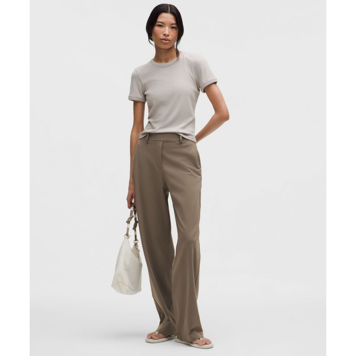 룰루레몬(LULULEMON) 데이드리프트 하이라이즈 스트레이트 레그 트라우저  NOMD