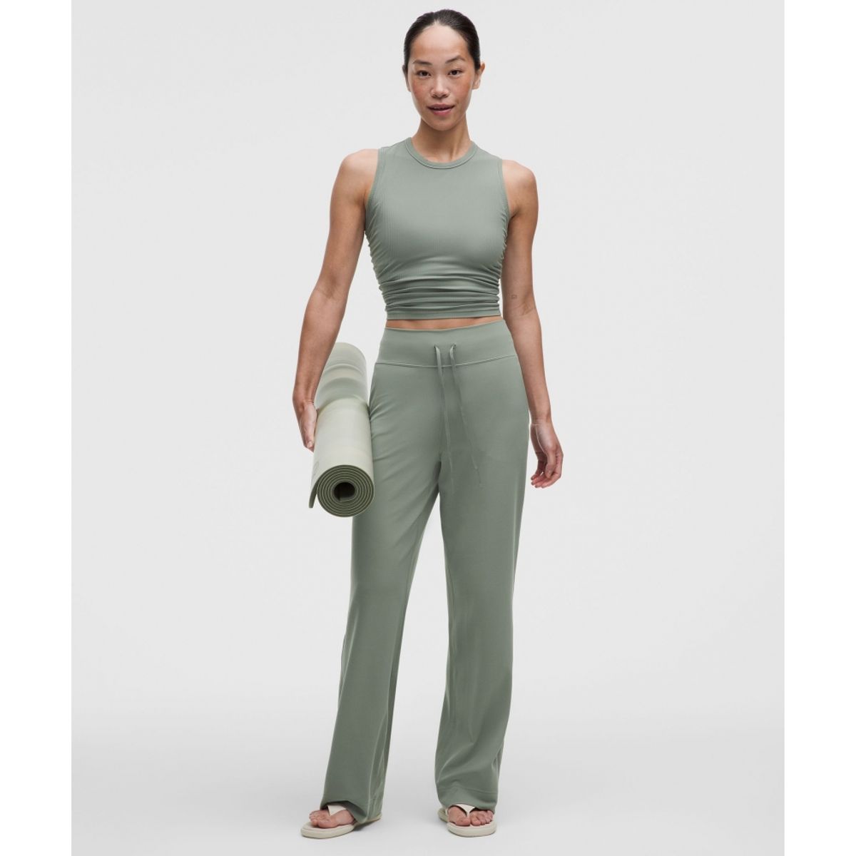 룰루레몬(LULULEMON) 그루브 하이라이즈 와이드 레그 팬츠 *아시아 핏  WILO