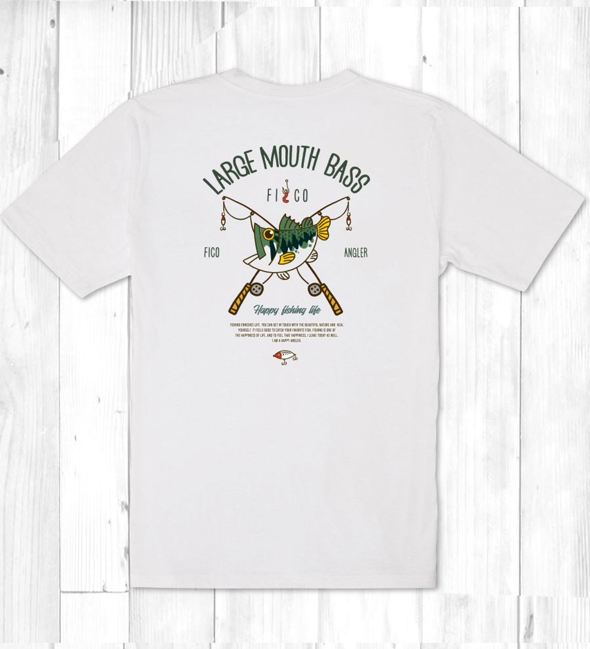 돌돌(DOLDOL) FICO-tshirts-AEROCOOL-76 배스 낚시 피코앵글러 에어로쿨 기능성 티셔츠 반팔티