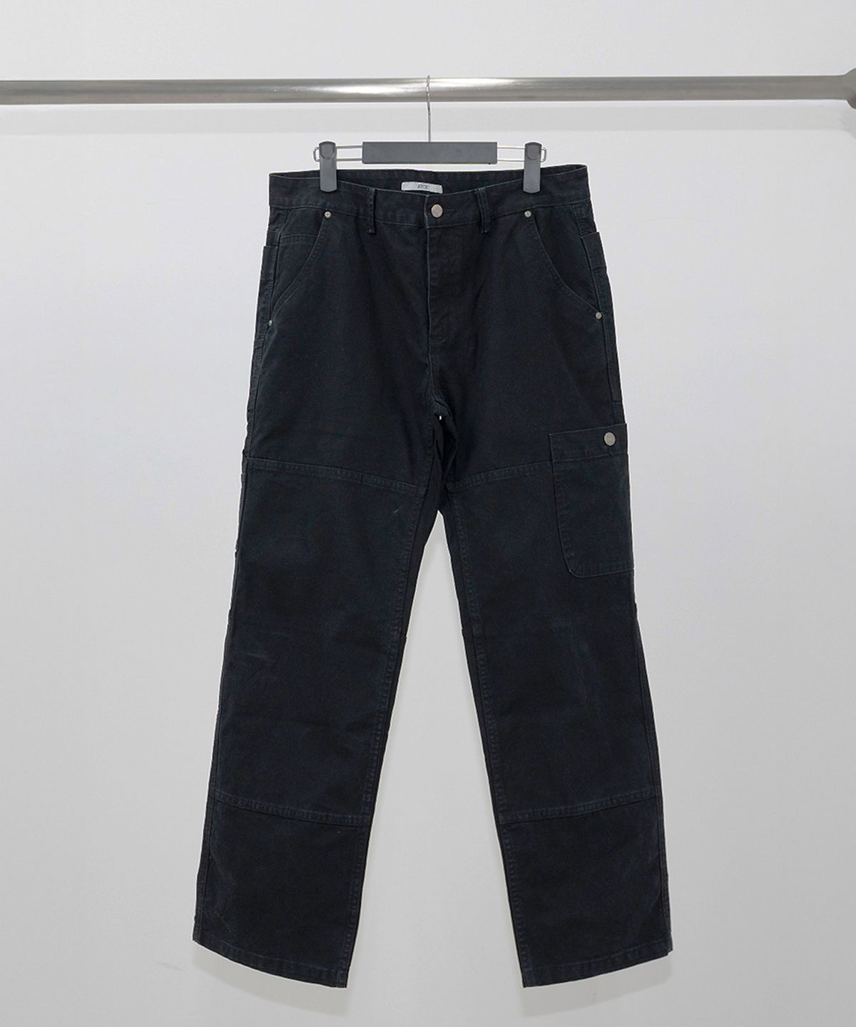 이티씨이(ETCE) REGULAR STRAIGHT WORK PANTS (BLACK)