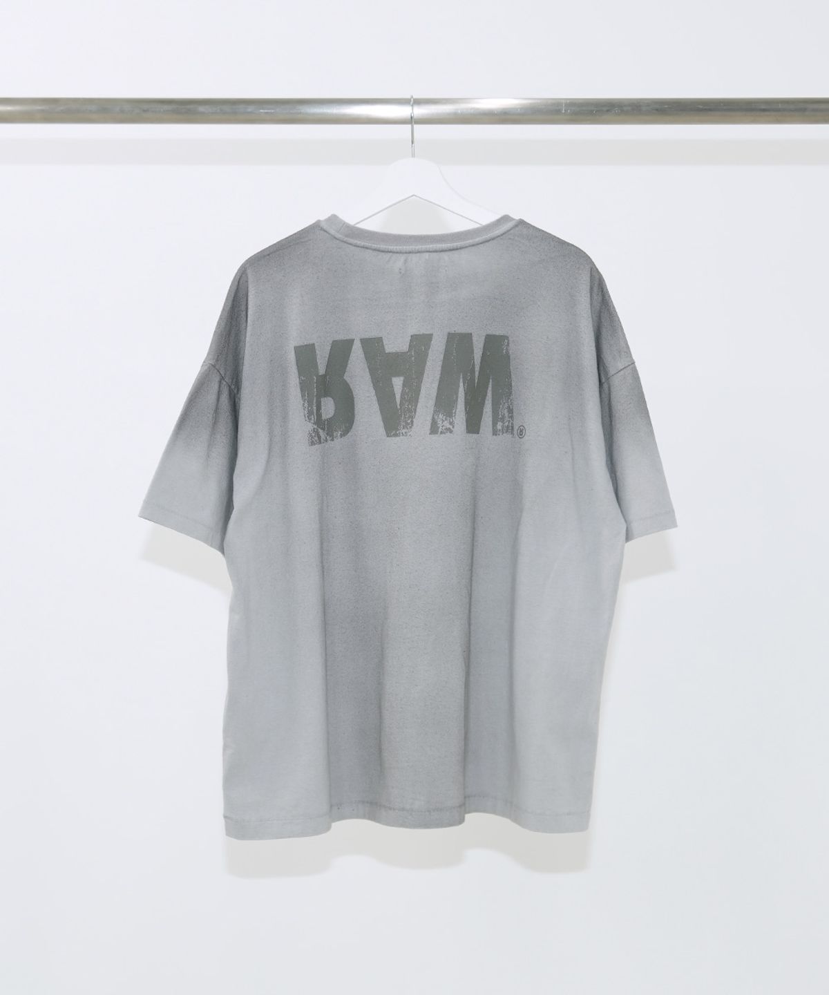 이티씨이(ETCE) RAW-SPRAYED T-SHIRTS (GRAY)