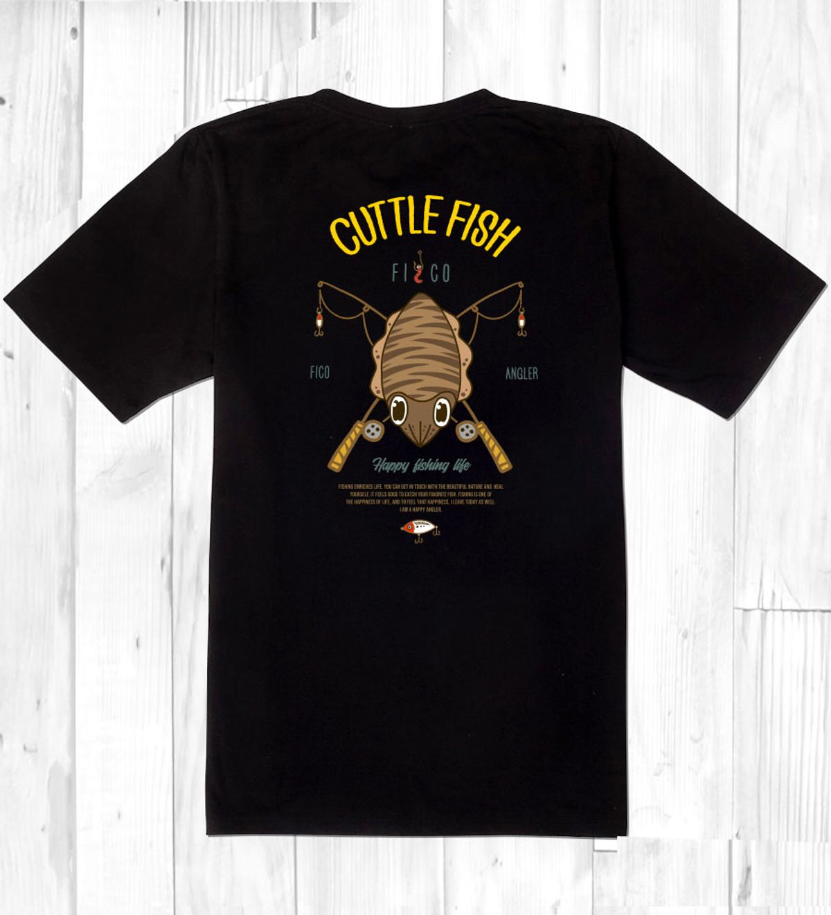 돌돌(DOLDOL) FICO-tshirts-AEROCOOL-80 갑오징어 낚시 피코앵글러 에어로쿨 기능성 티셔츠 반팔티