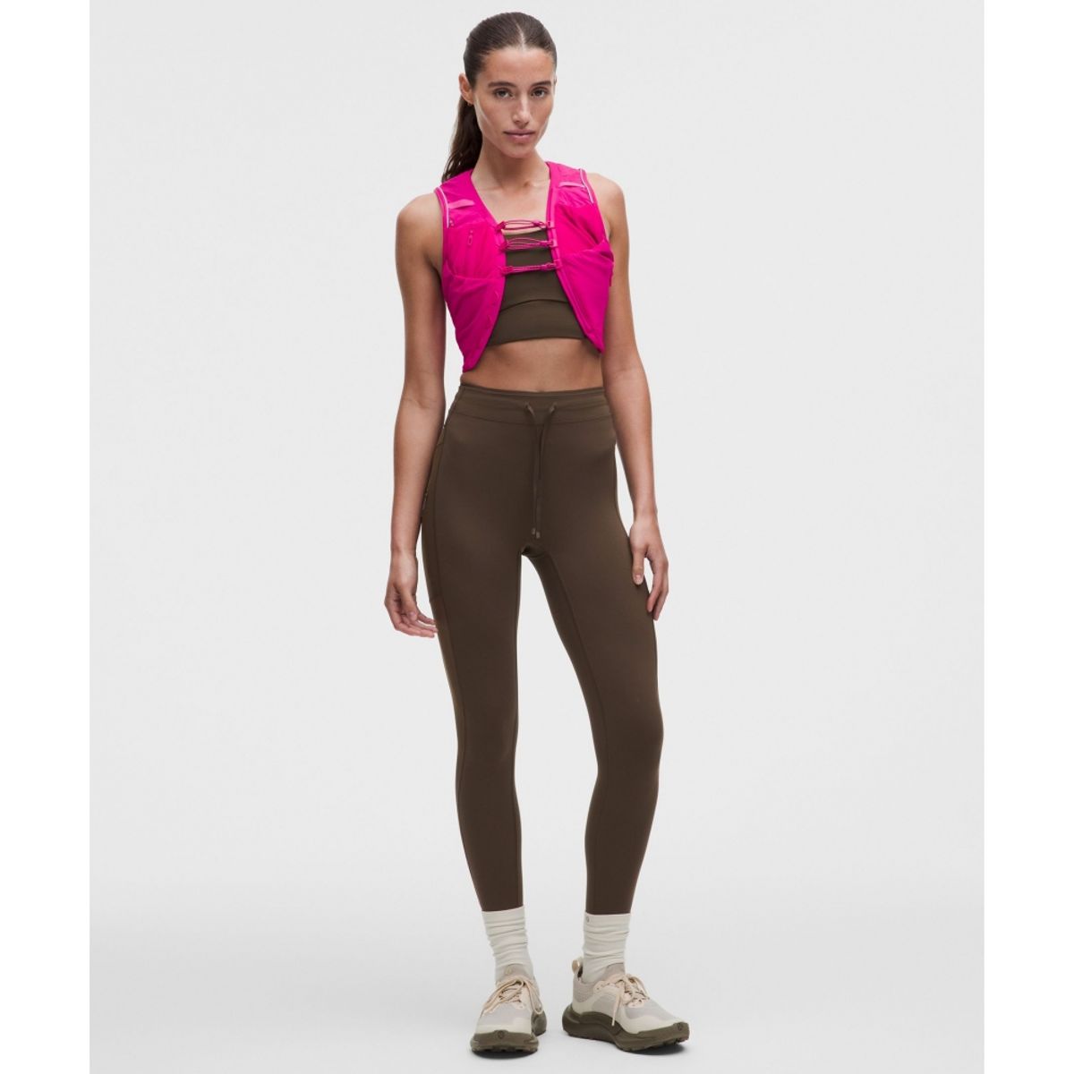 룰루레몬(LULULEMON) 노라인 하이라이즈 러닝 타이츠 25inch  WALC