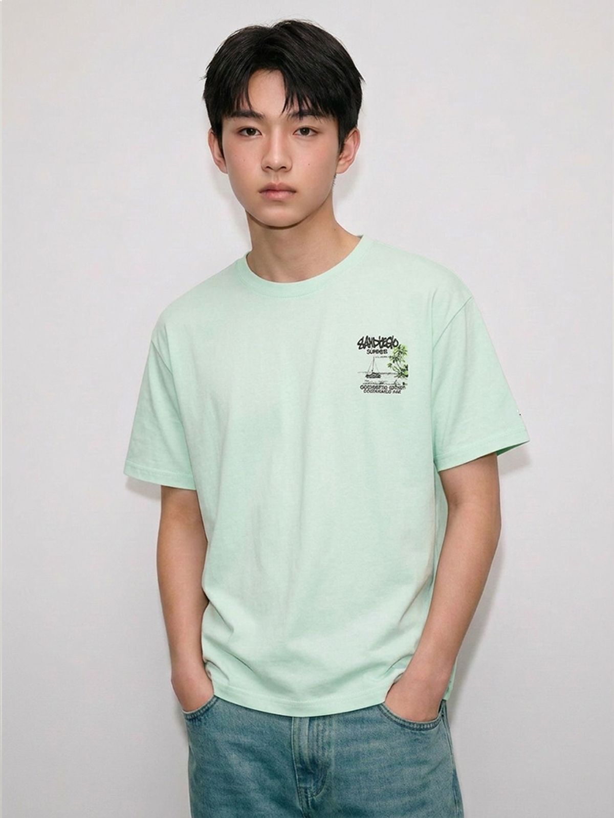 행텐 틴즈(HANGTEN TEENS) 틴즈 핫 썸머 반팔 티셔츠_361(14570-031-422-31)