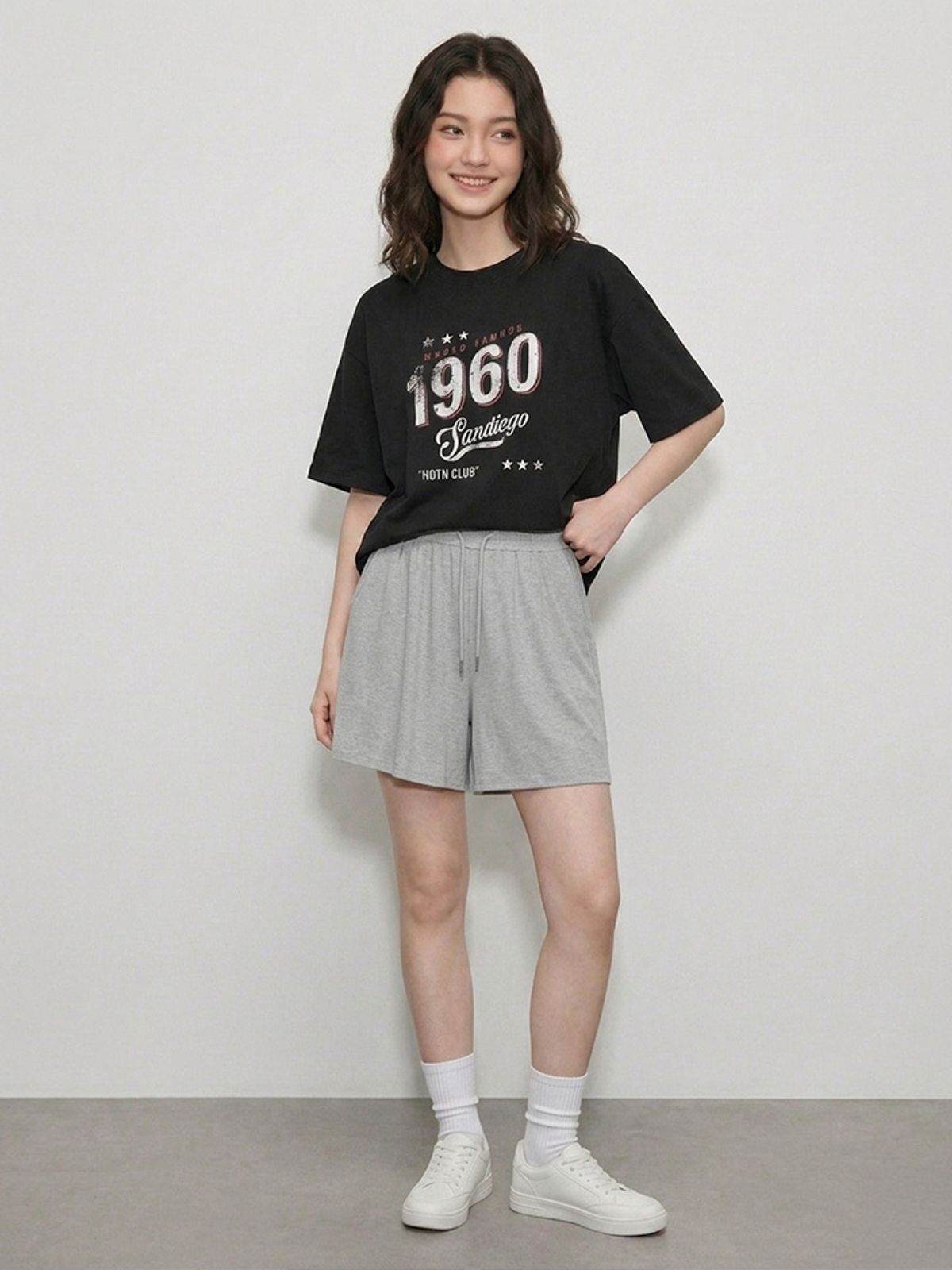 행텐 틴즈(HANGTEN TEENS) 틴즈 여아 웨일 숏 팬츠_055(14570-137-407-05)