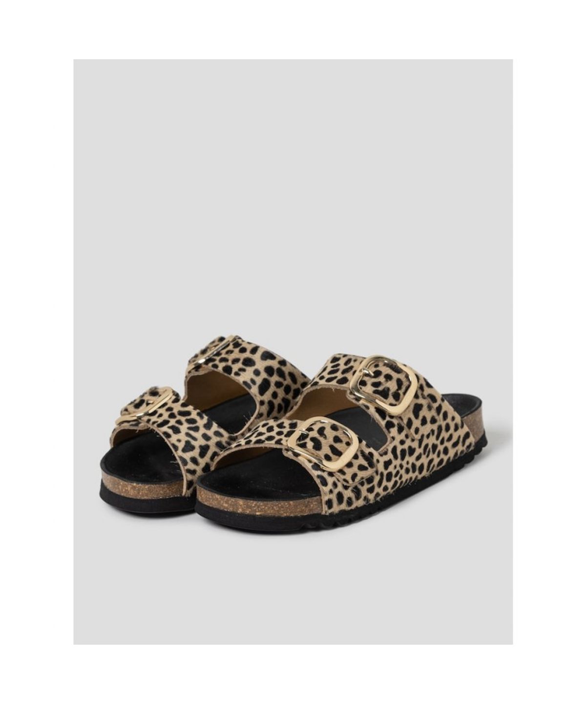 숄(SCHOLL) (WOMEN) 투스트랩 코르크 샌들  브라운 (HH64K2C13D)