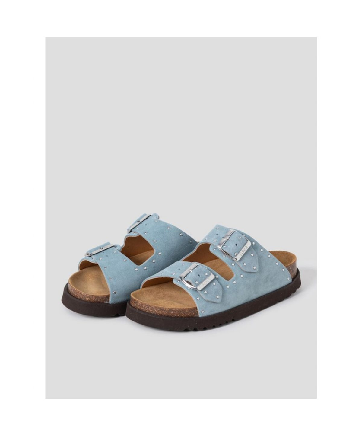 숄(SCHOLL) (WOMEN) 투스트랩 코르크 샌들  스카이 블루 (HH64K2C16Q)