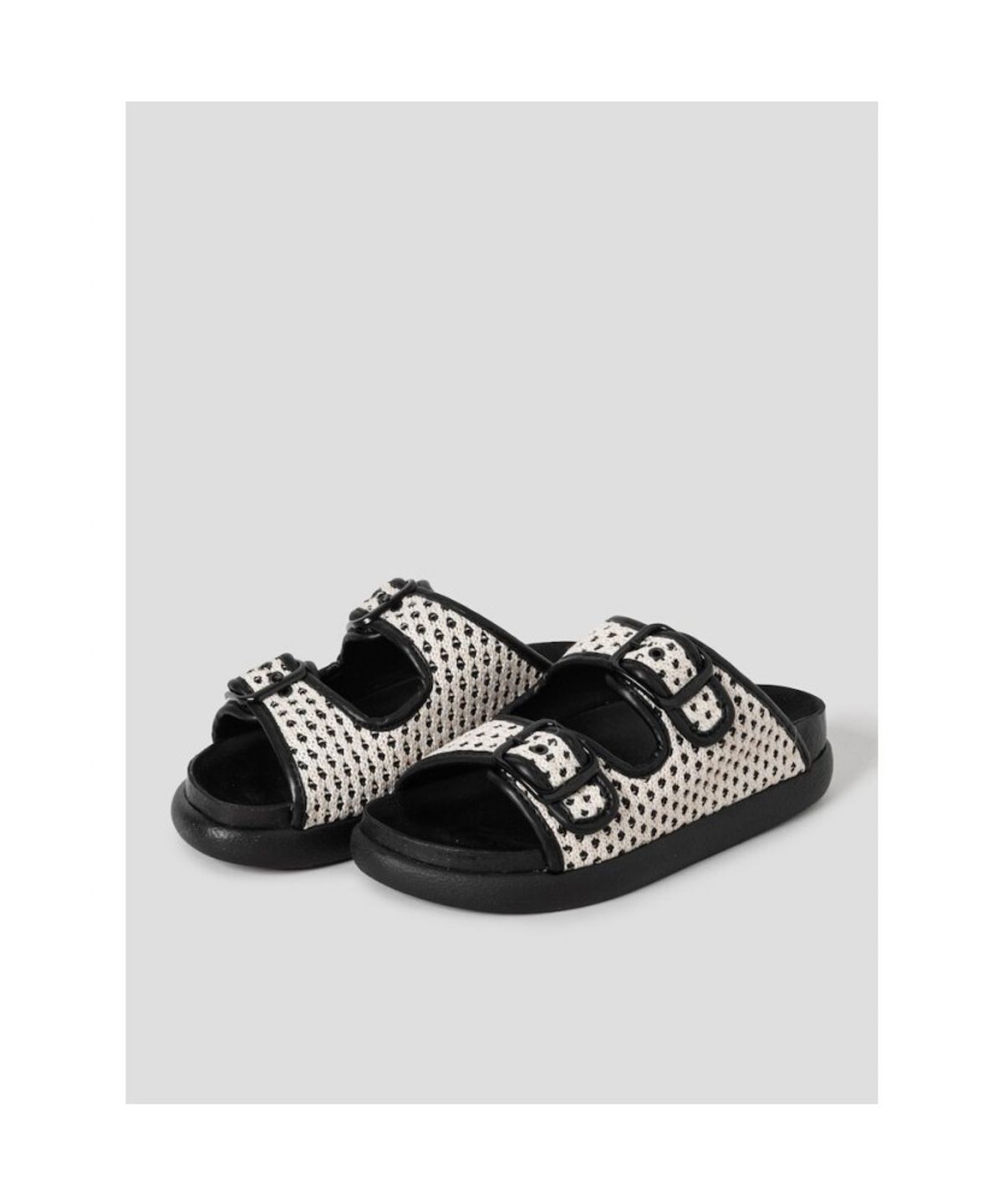 숄(SCHOLL) (WOMEN) 투스트랩 청키 코르크 샌들  화이트 (HH64K2C221)