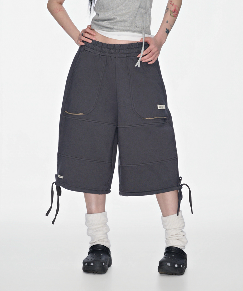 Panel Shorts (차콜)