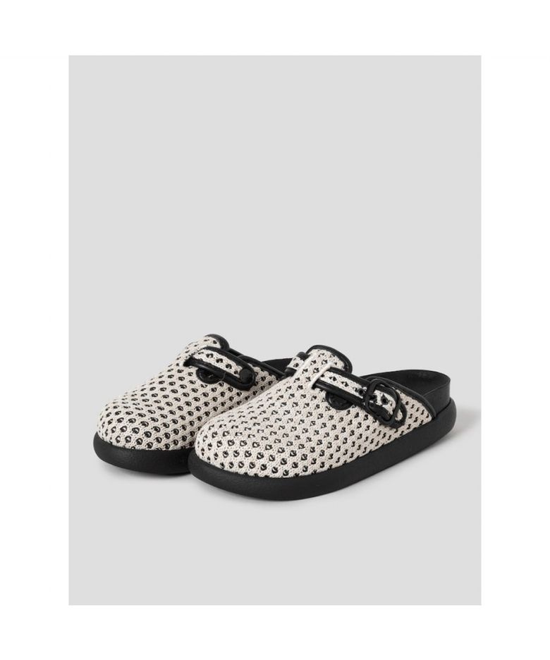 (WOMEN) 라피아 청키솔 코르크 크로그  화이트 (HH64K2C761)