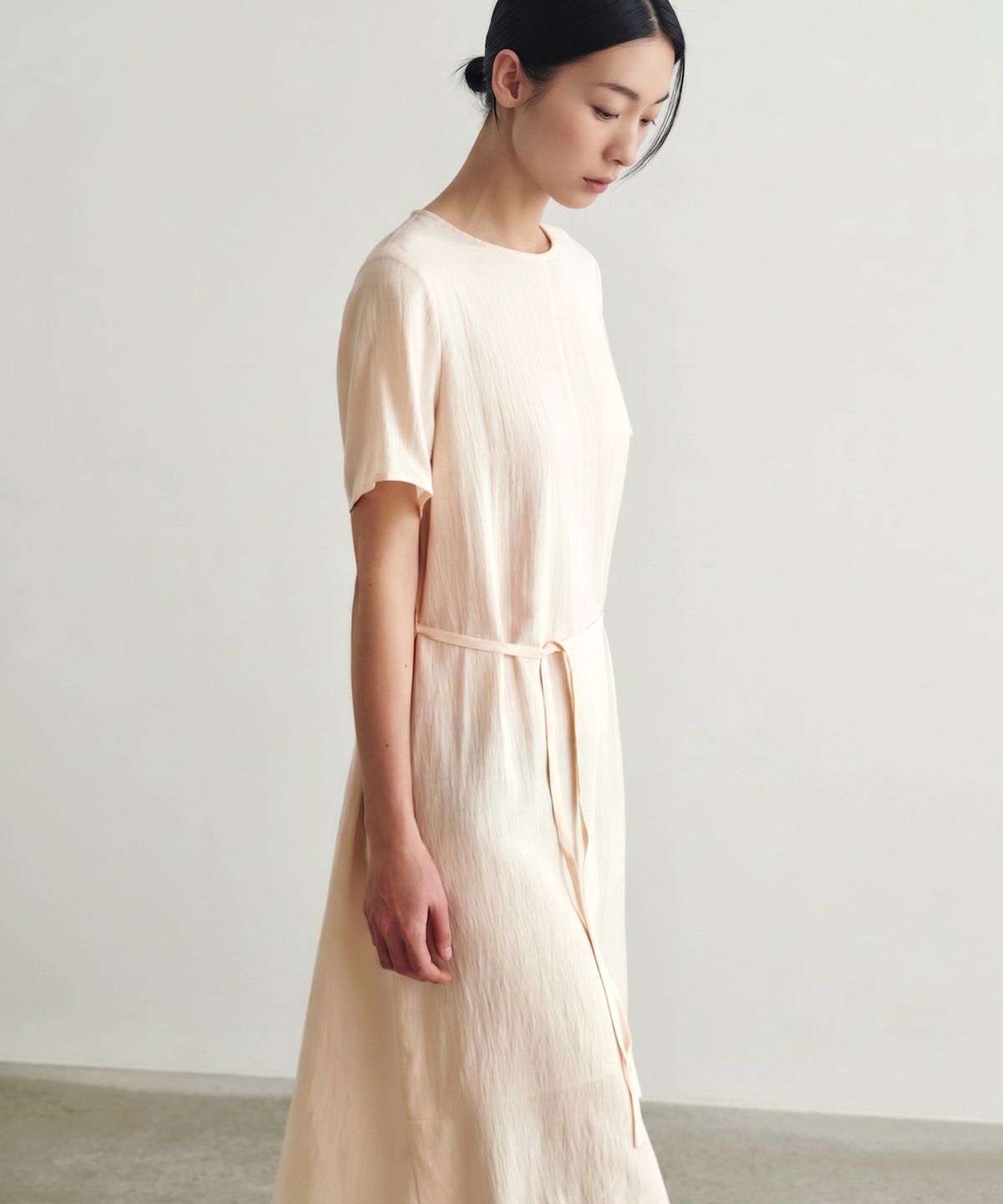 앳모어(ATMORE) 마린 루즈 롱 드레스 (peach)
