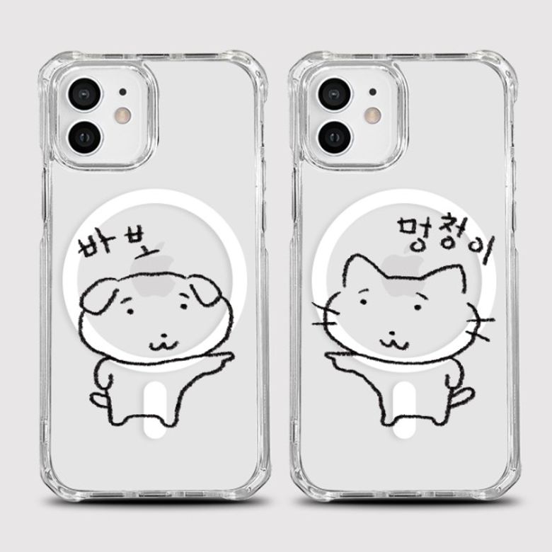 [범퍼맥세이프 바보커플]갤럭시 아이폰케이스