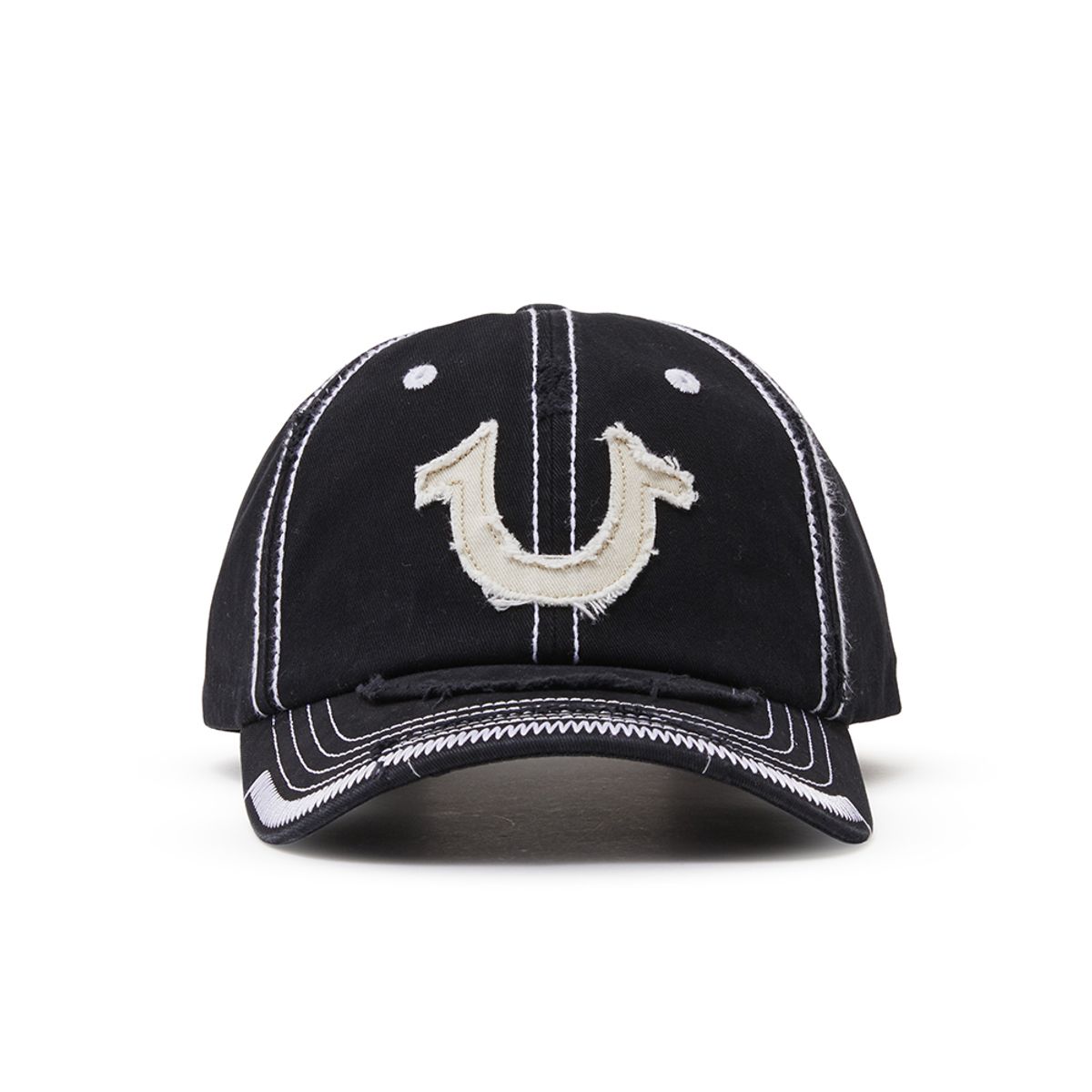 트루릴리젼(TRUERELIGION) BIG-T STITCH VTG CAP_BLACK