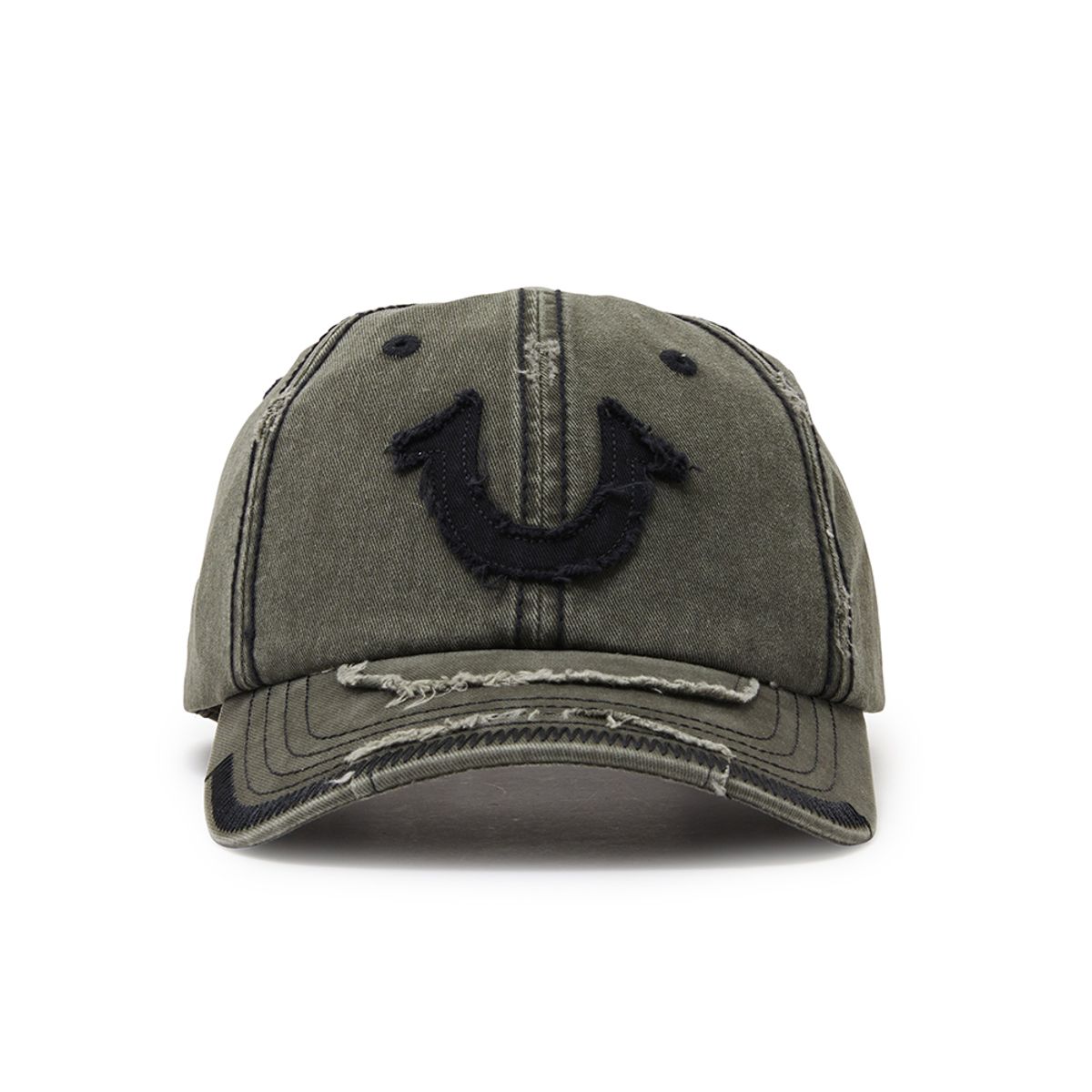 트루릴리젼(TRUERELIGION) BIG-T STITCH VTG CAP_KHAKI