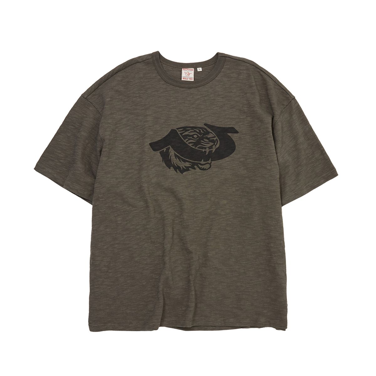 트루릴리젼(TRUERELIGION) TIGER HEAD T-SHIRT_KHAKI