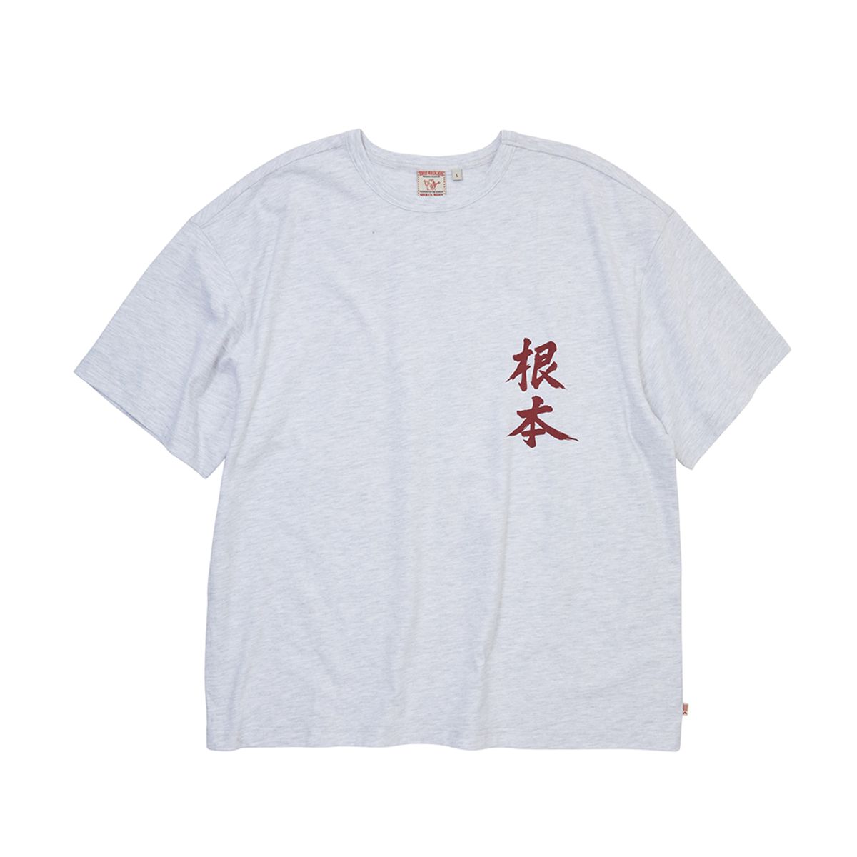 트루릴리젼(TRUERELIGION) ORIENTAL TR T-SHIRT_MELANGE GREY