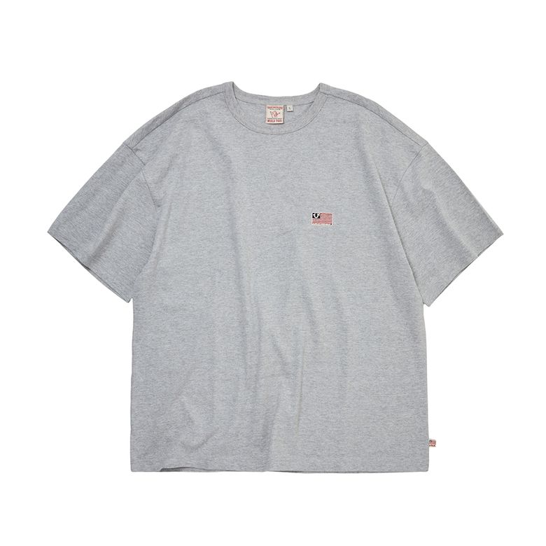 SMALL OLD GLORY T-SHIRT_MELANGE GREY