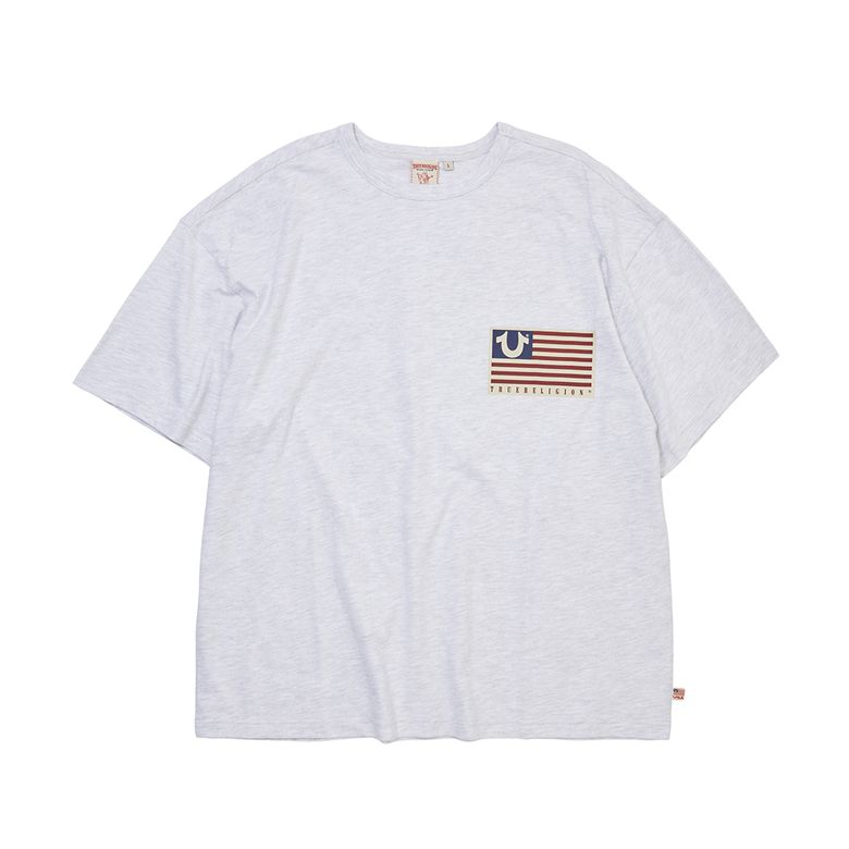 OLD GLORY T-SHIRT_MELANGE  GREY