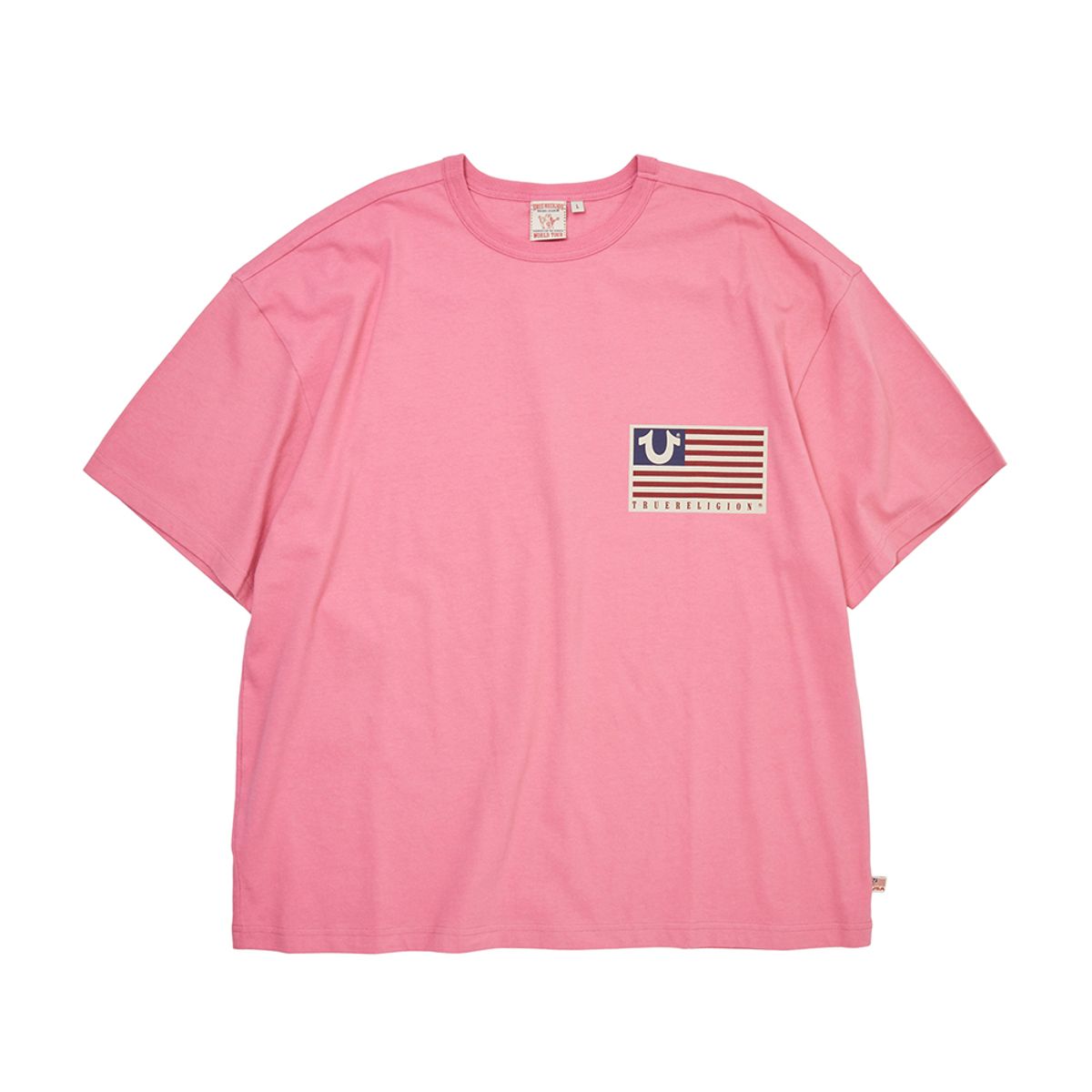 트루릴리젼(TRUERELIGION) OLD GLORY T-SHIRT_PINK
